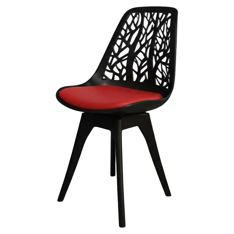 صندلی ناهارخوری مدل شاخ و برگی پایه پلیمری