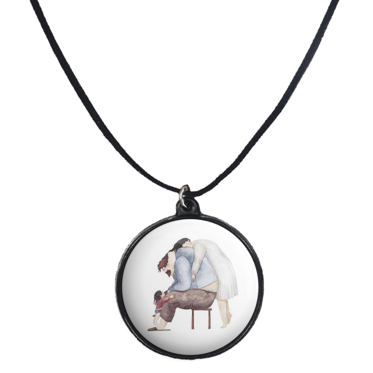 گردنبند پرمانه طرح عاشقانه کد pmb.5554 مدل دو طرفه