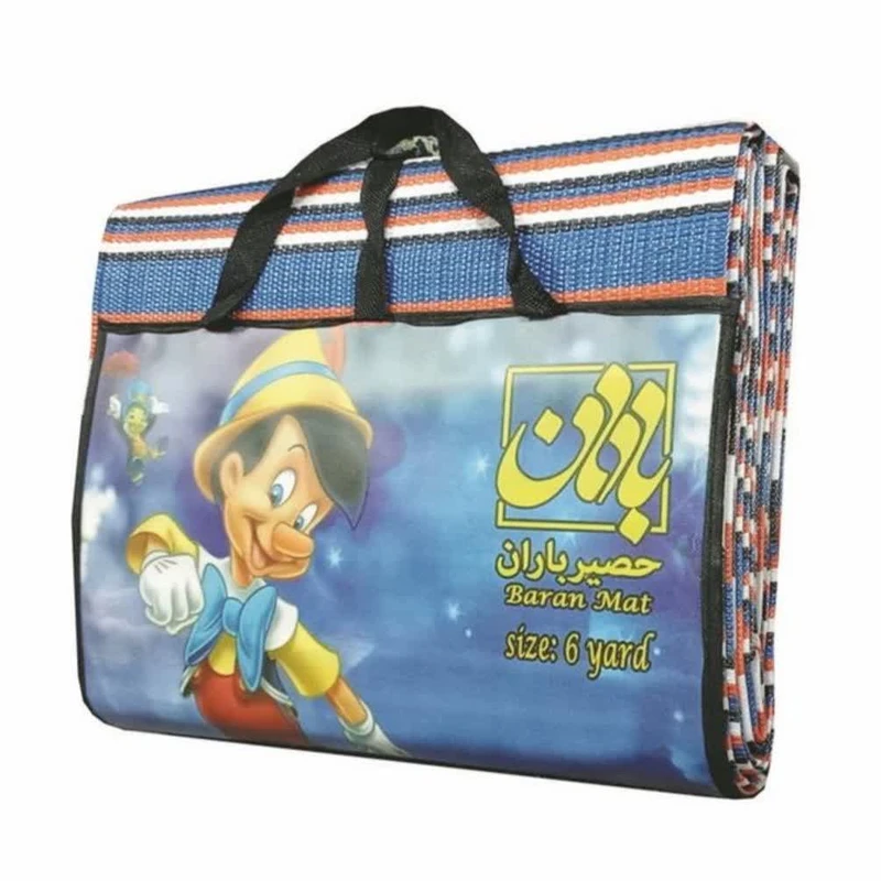 زیرانداز سفری باران مدل حصیری سایز 275 * 175 سانتی متر