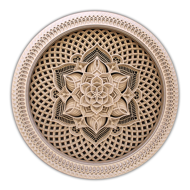 دیوارکوب مدل آمور سه بعدی