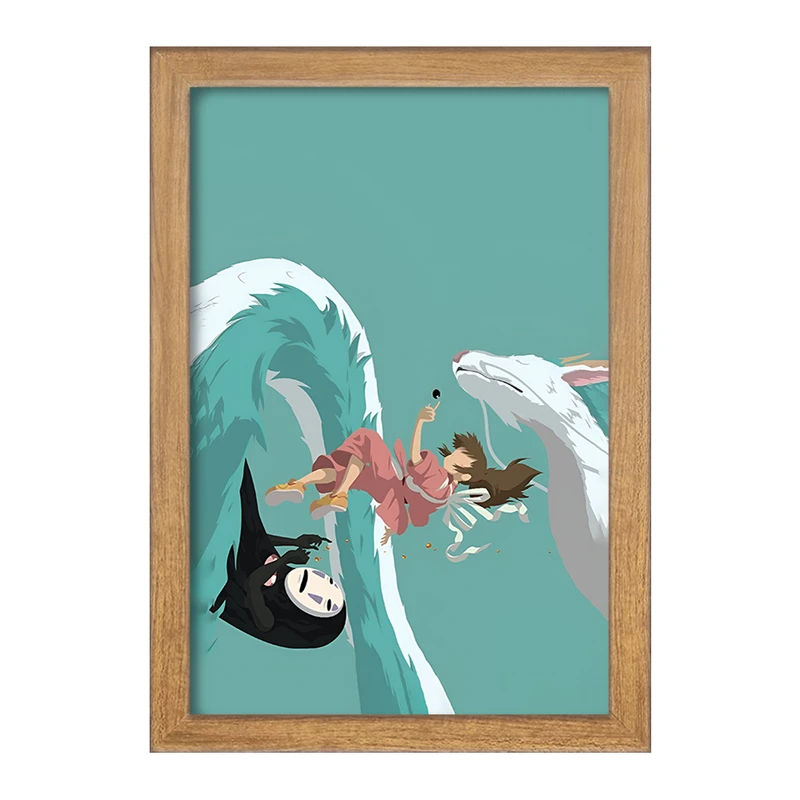 تابلو خندالو مدل انیمه شهر اشباح (Spirited Away) کد F3467