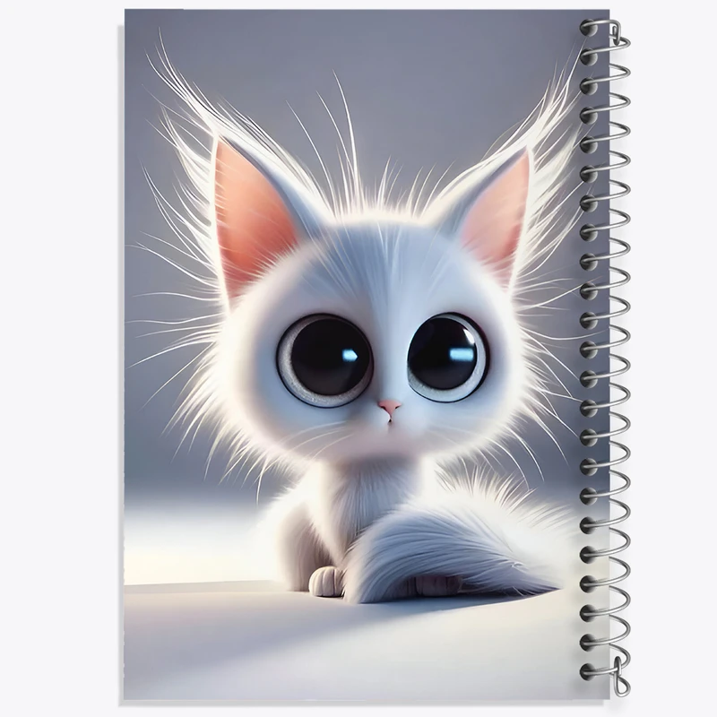 دفتر لیست خرید 50 برگ خندالو طرح گربه ی کیوت کد F7932