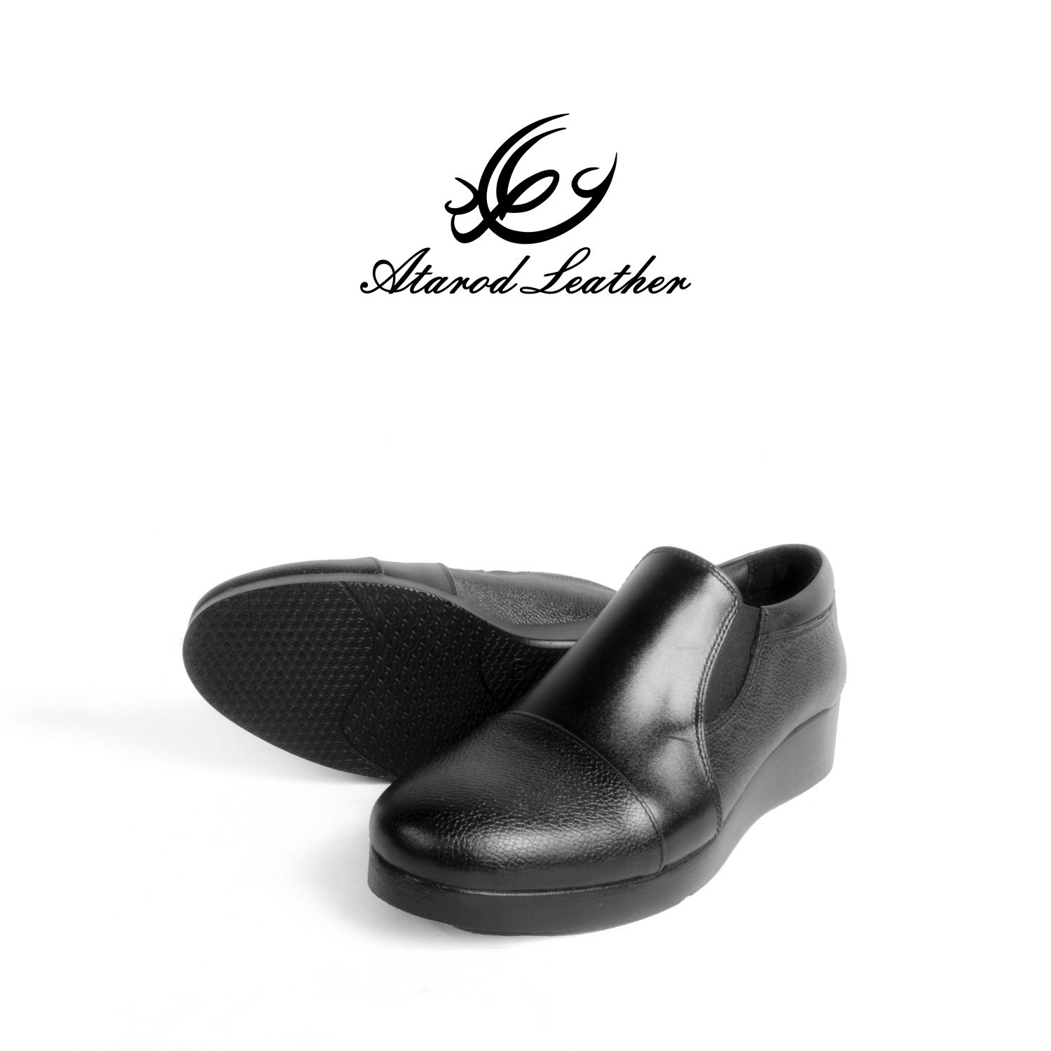 کفش طبی زنانه چرم عطارد مدل چرم طبیعی کد SH159 -  - 6
