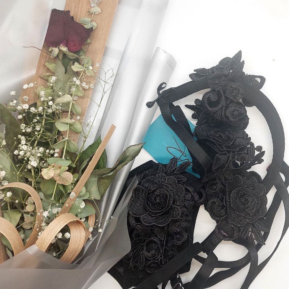 ست شورت و سوتین زنانه مکسوریا مدل انبرودی گلدانتل کد NKU MAX 02207 - - 6