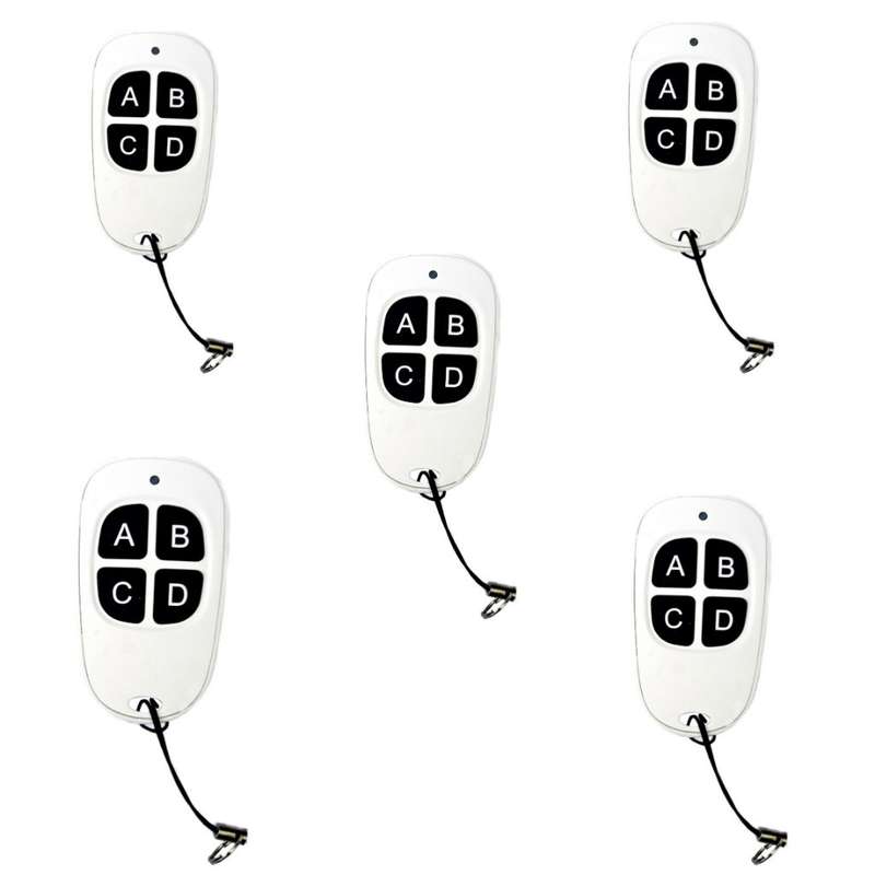 ریموت در پارکینگ مدل 433Mhz-tkm بسته 5 عددی ریموت در پارکینگ مدل 433Mhz-tkm بسته 5 عددی