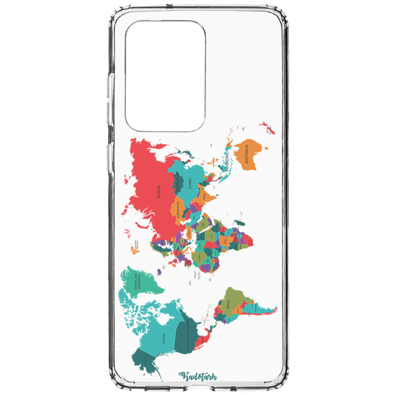 کاور مدل Map مناسب برای گوشی موبایل سامسونگ Galaxy S20 Ultra 