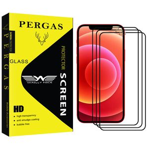 نقد و بررسی محافظ صفحه نمایش سرامیکی وایلی نایس مدل Pergas Glass مناسب برای گوشی موبایل اپل Iphone 12 ProMax بسته سه عددی توسط خریداران