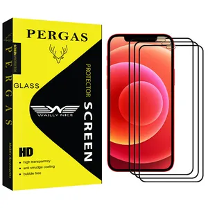 Waily Nice Pergas Glass Screen Protector For Apple Iphone 12 Pack Of 3