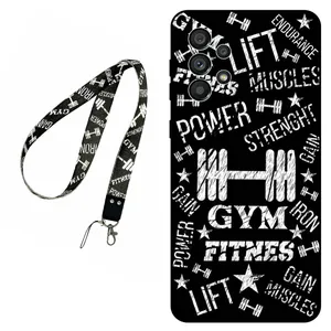 Megafone Gym 0010 Cover For Samsung Galaxy A13 4G Mobile Neckband 