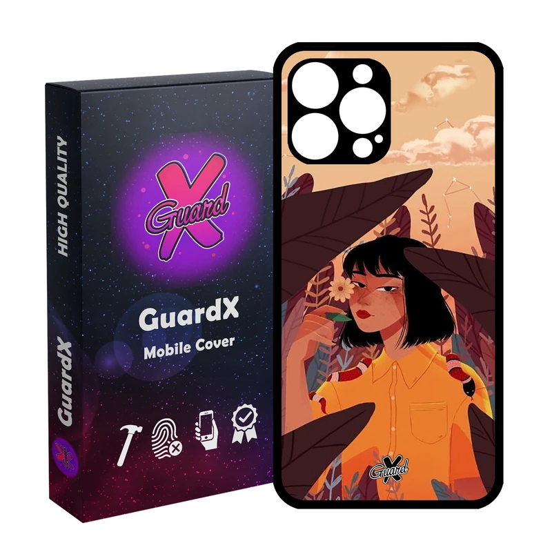 کاور گارد ایکس طرح Girl مدل Glass10327 مناسب برای گوشی موبایل اپل iPhone 13 Pro Max