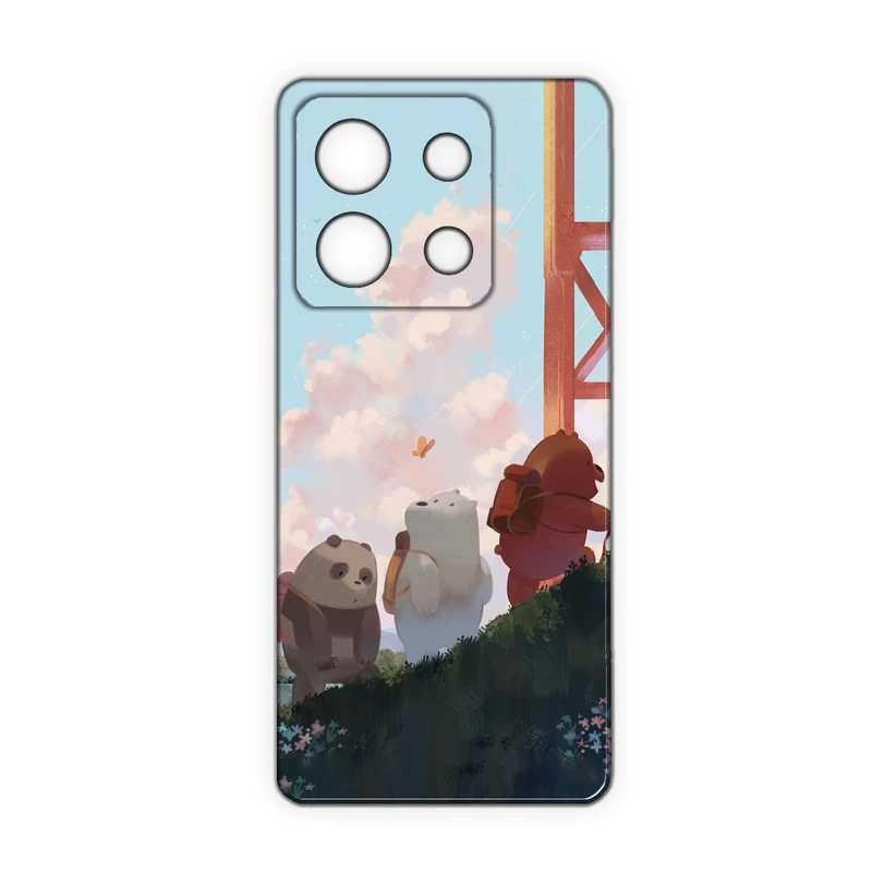 کاور مدل خرس کله پوک  کد 377 مناسب برای گوشی موبایل شیائومی Redmi Note 13 Pro 4G / M6 Pro 4G