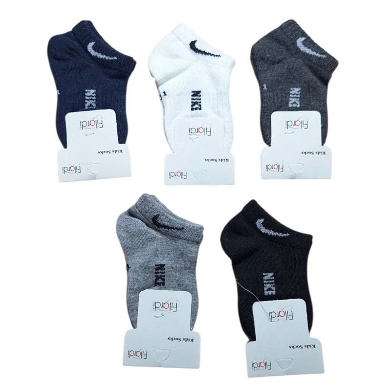 جوراب ساق کوتاه نوزادی مدل فیلاردی کد 0933 مجموعه 5 عددی