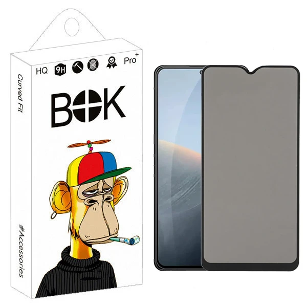 محافظ صفحه نمایش حریم شخصی بوک مدل Aura مناسب برای گوشی موبایل شیائومی Poco X6 Pro