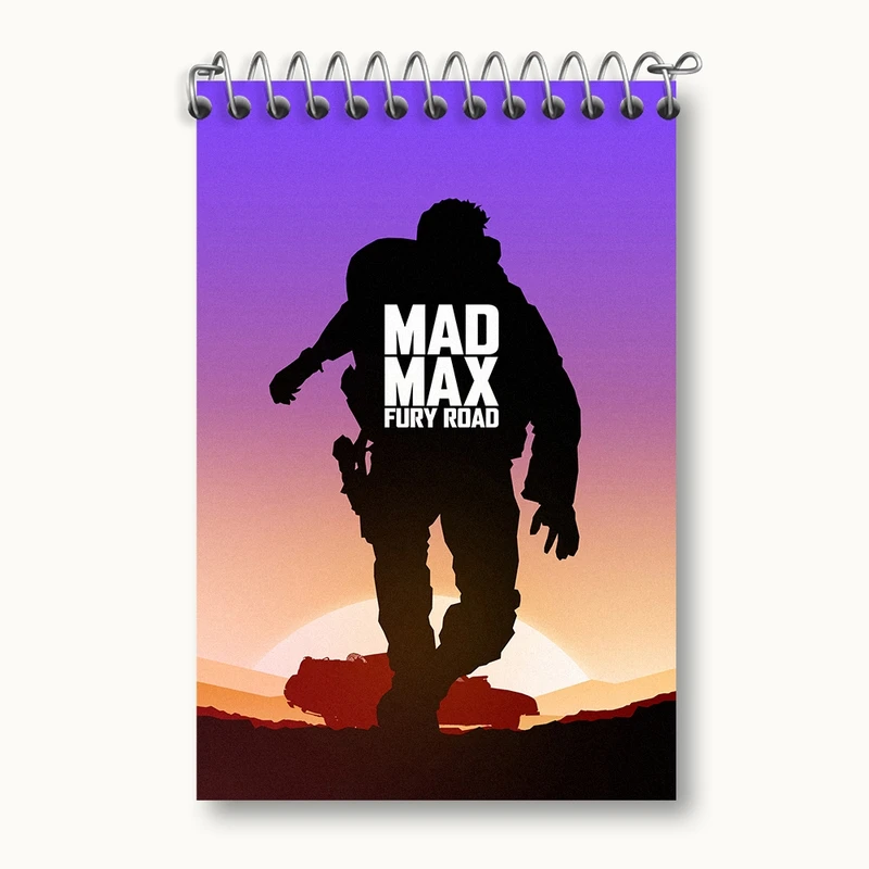 دفتر یادداشت 50 برگ خندالو مدل مکس دیوانه (Mad Max) کد F713