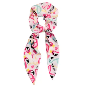 کش مو زنانه دلنار گالری مدل اسکرانچی فلامینگو 1