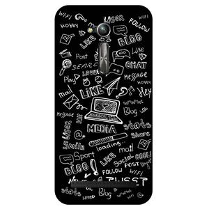 Megafone Social Media 1898 Cover For Asus Zenfone Go / ZB500KL