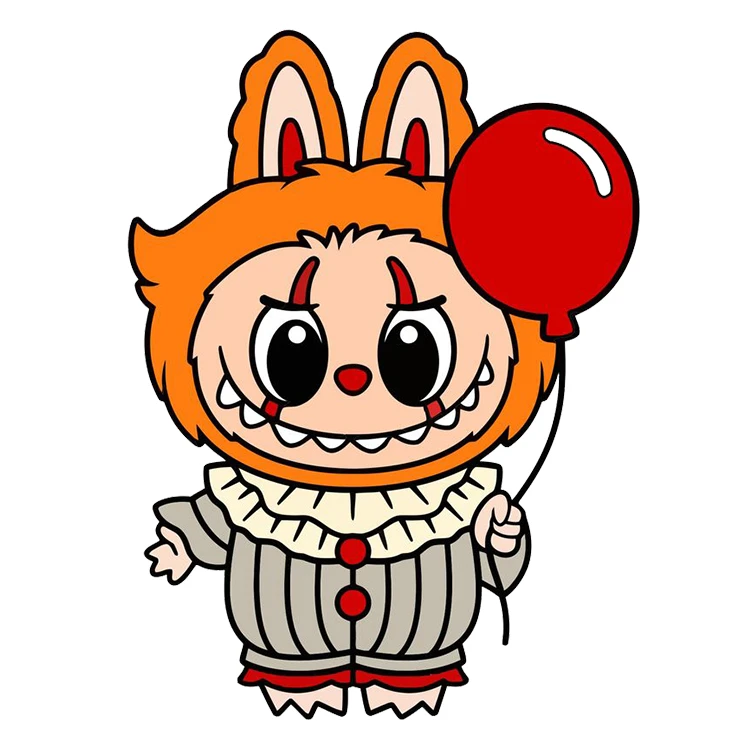 استیکر پارچه و لباس پاد آفرین مدل لبوبو کد 16