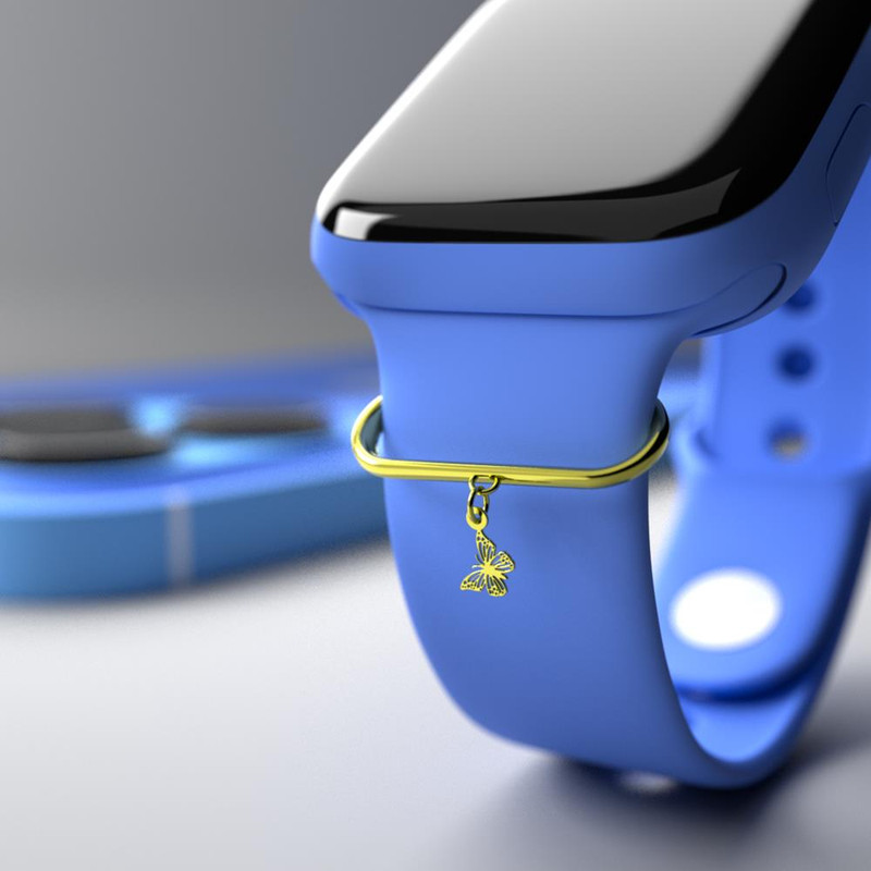 آویز ساعت طلا 18 عیار زنانه مدوپد مدل پروانه کد SG1-1197