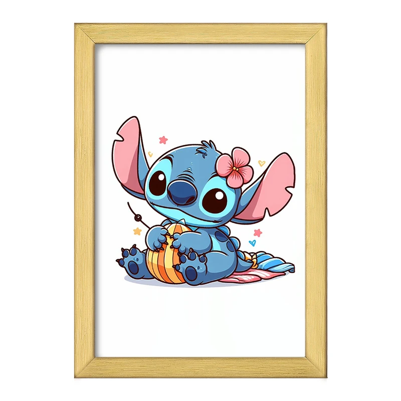 تابلو خندالو طرح استیچ (Stitch) کد 37198