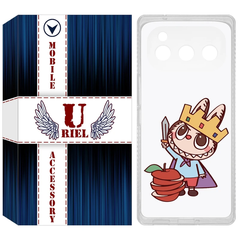 کاور یوریل مدل Clear کد 120 طرح لبوبو Labubu مناسب برای گوشی موبایل داریا Bond