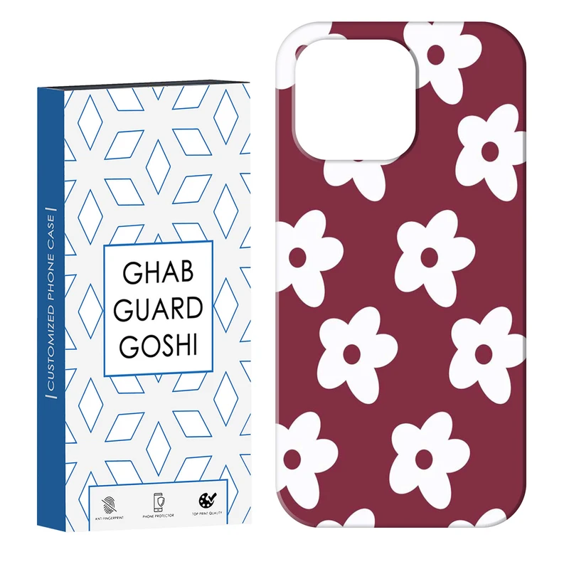 کاور قاب گارد گوشی طرح گل کد Dimo-830 مناسب برای گوشی موبایل اپل IPHONE 16 PRO   