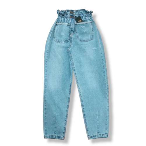 شلوار جین زنانه مدل کمر کش زاپ دار کد B3