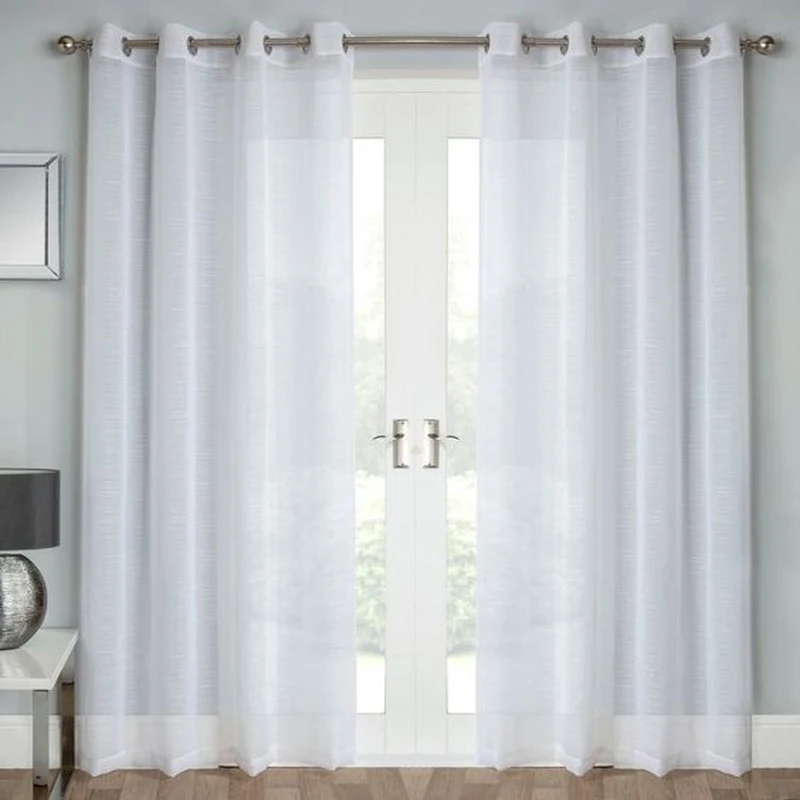 پرده مدل پانچ حریر بافتدار سایز 150x280 سانتی متر