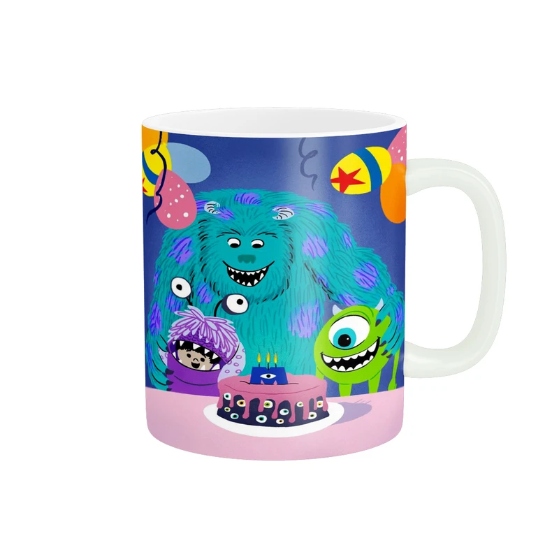 ماگ پادآفرین مدل کارتون کارخانه هیولاها طرح سالیوان و بو کد p3720