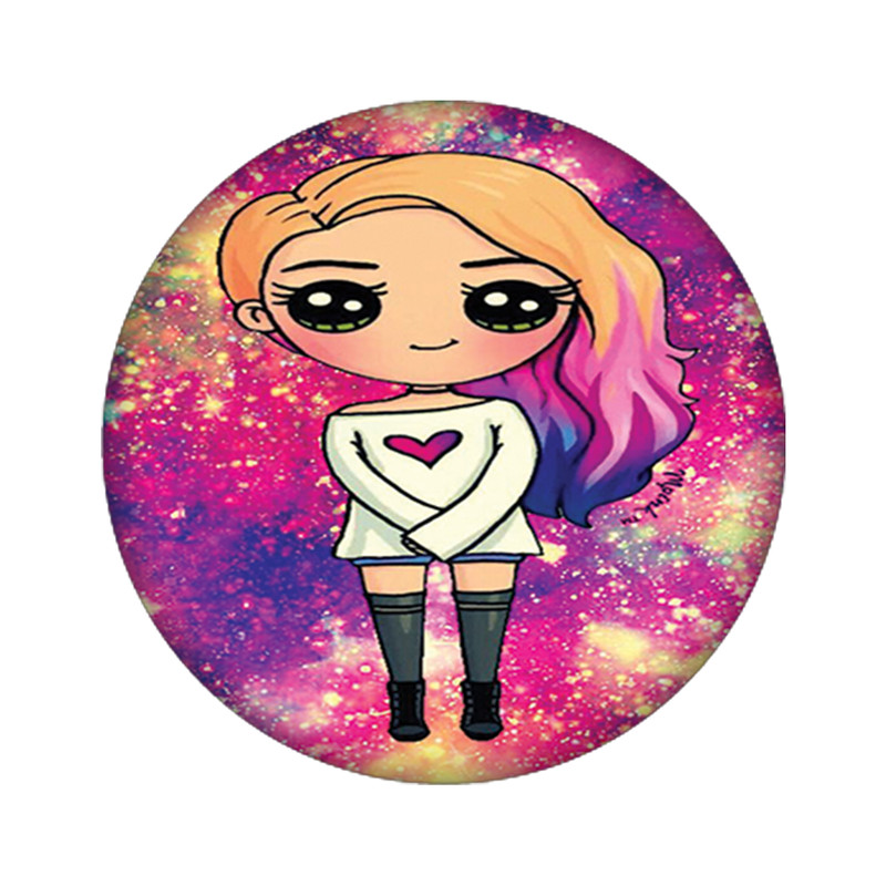 استیکر تزئینی موبایل مدل دختر کد 3253