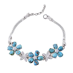    دستبند نقره زنانه بازرگانی میلادی کد DP_055