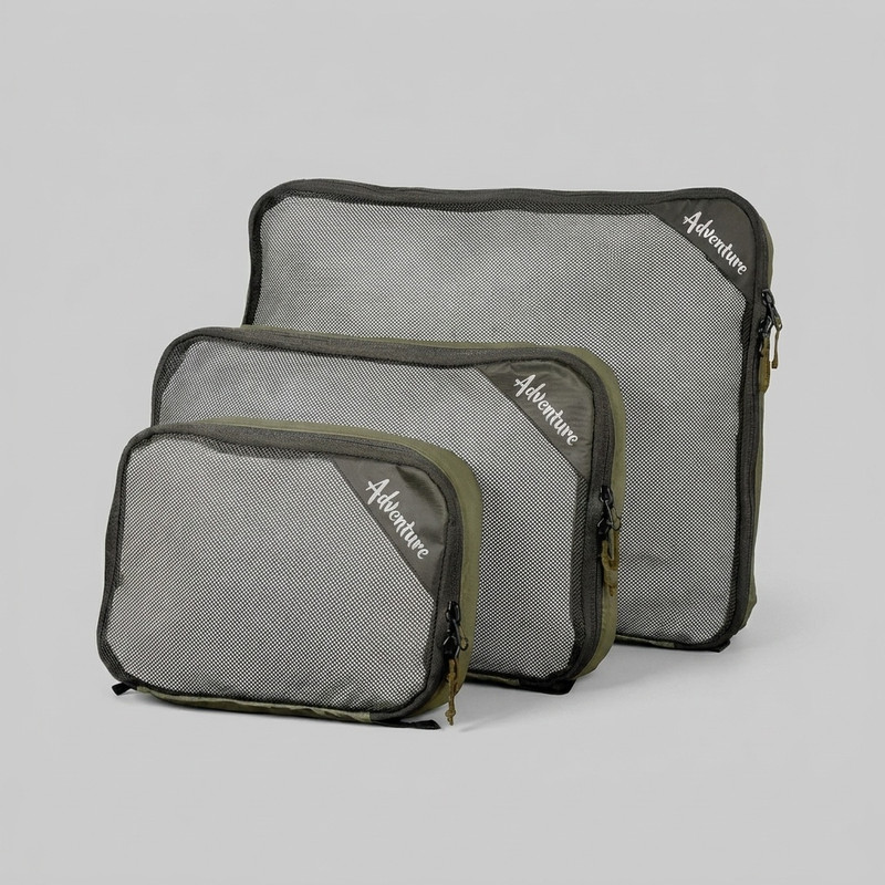 نظم دهنده ساک و چمدان ادونچر  مدل packing cubes بسته 3 عددی