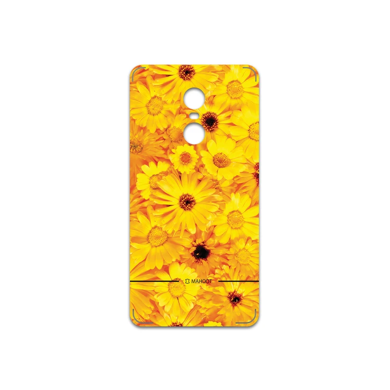 برچسب پوششی ماهوت مدل Yellow-Flower مناسب برای گوشی موبایل شیائومی Redmi Note 4X