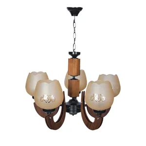 لوستر 5 شعله مدل دلبر کد 62