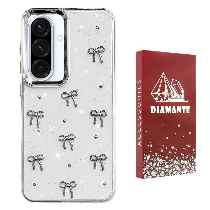 کاور دیامانته مدل Bowtie ros مناسب برای گوشی موبایل سامسونگ Galaxy A36