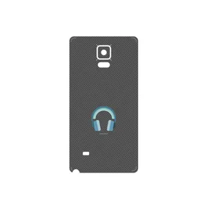 MAHOOT Minimal Headphone Icon Cover Sticker for Samsung Galaxy Note 4