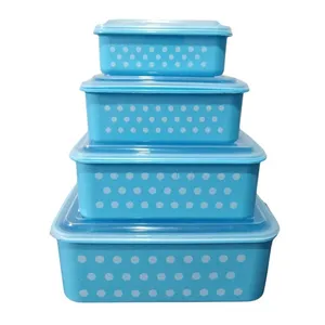 ظرف نگهدارنده فرش کیپس مدل BPA FREE بسته چهار عددی