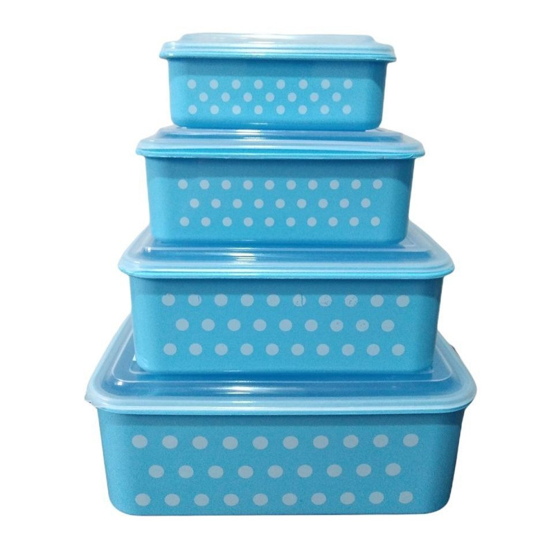 ظرف نگهدارنده فرش کیپس مدل BPA FREE بسته چهار عددی