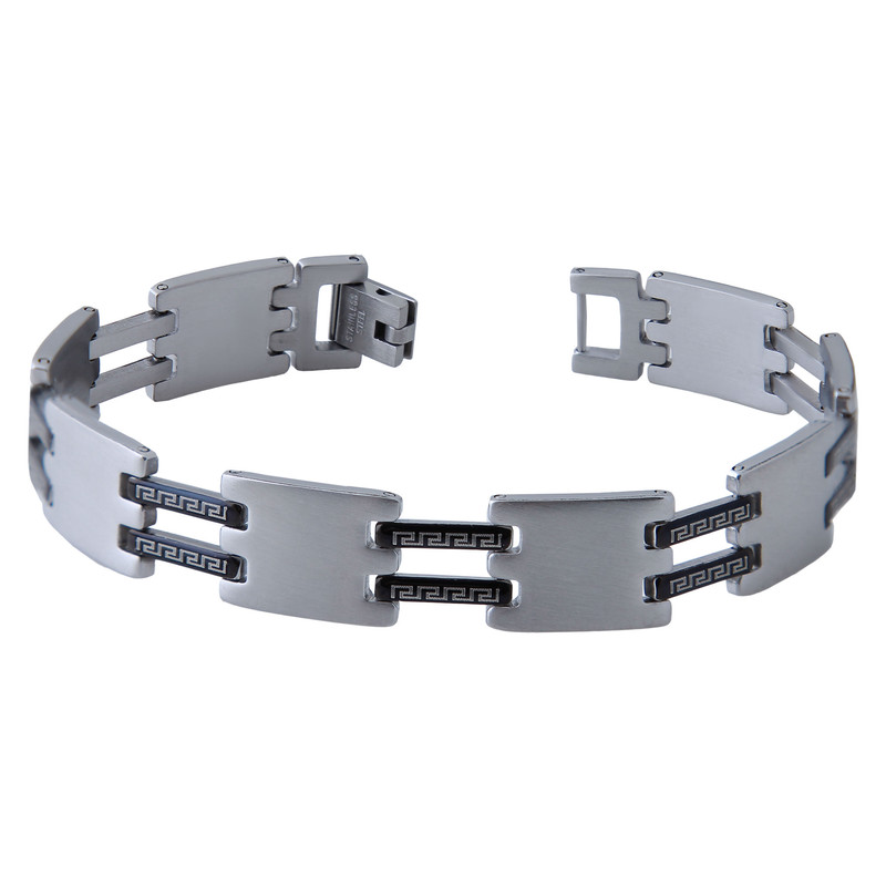 دستبند مردانه مدل استیل کد DP_285