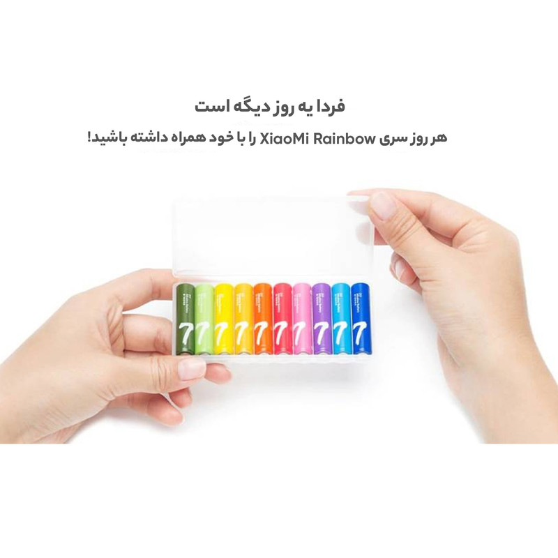 باتری قلمی و نیم قلمی شیائومی مدل ZI5-Z17 مجموعه 20 عددی