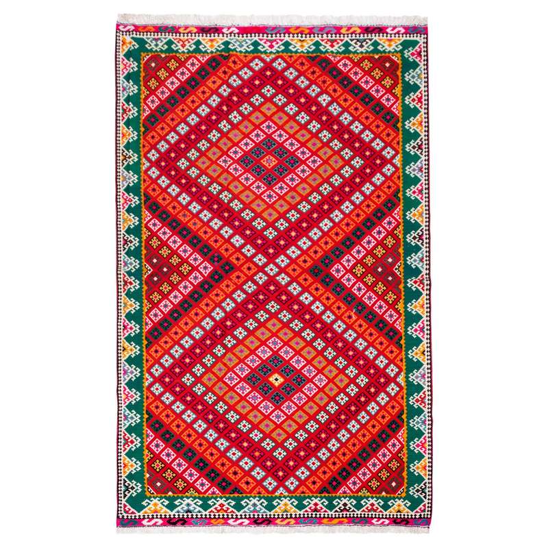 گلیم دستباف چهار متری سی پرشیا کد 157021