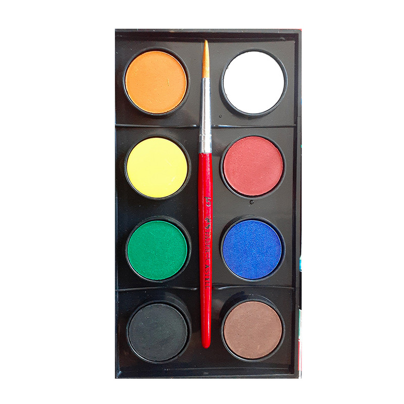 آبرنگ 8 رنگ فابر کاستل مدل 125008 آبرنگ 8 رنگ فابر کاستل مدل 125008