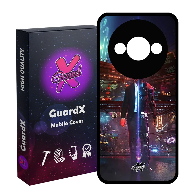 کاور گارد ایکس طرح John Wick مدل Glass10077 مناسب برای گوشی موبایل شیائومی Redmi A3 4G/ A3X 4G/ Poco C61