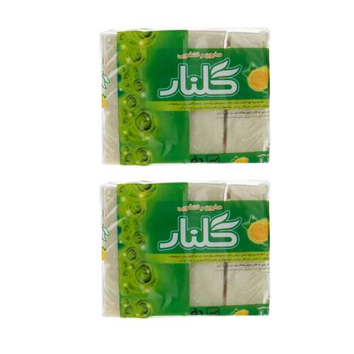 صابون رختشویی گلنار مدل AB-4 بسته 2 عددی