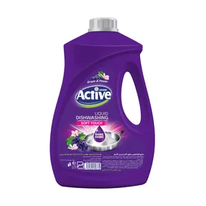 مایع ظرفشویی اکتیو مدل Grape and Flower وزن 2000 گرم 