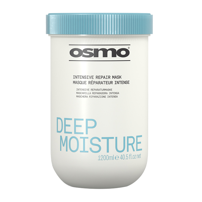 ماسک مو اوسمو مدل  Deep Moisture مناسب برای موی آسیب دیده، رنگ شده، نازک حجم 1200 میلی لیتر