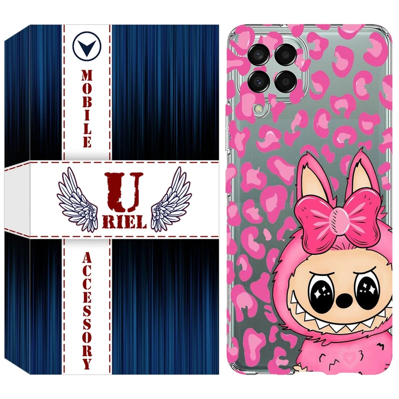 کاور یوریل مدل Clear کد 107 طرح لبوبو مناسب برای گوشی موبایل سامسونگ Galaxy M33