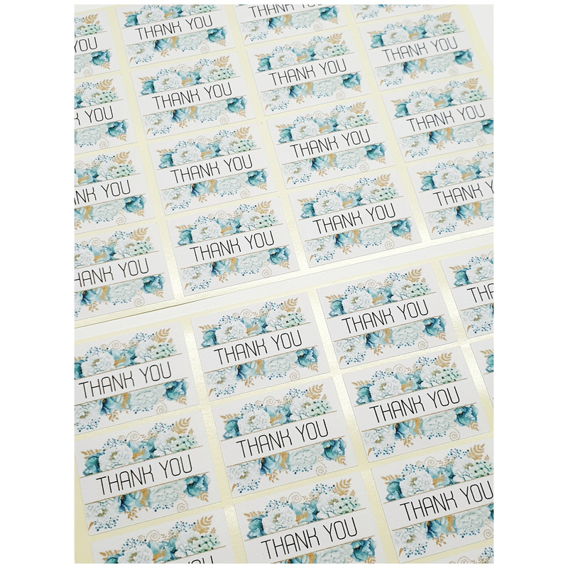 برچسب مدل THANK YOU بسته 2 عددی