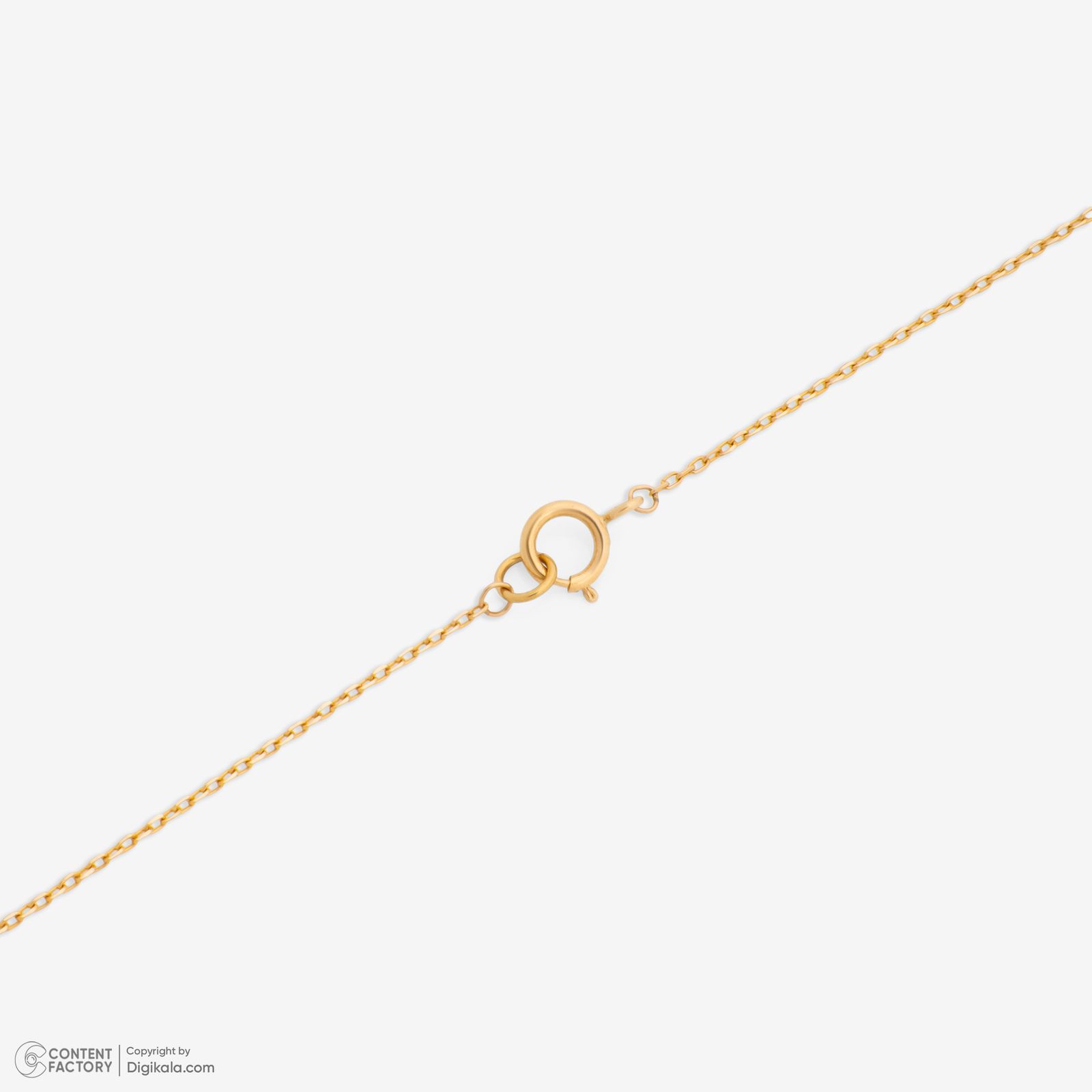 گردنبند طلا 18 عیار زنانه با زنجیر حلقه‌ای (فلامینگو) گلدم مدل PE147015 -  - 5