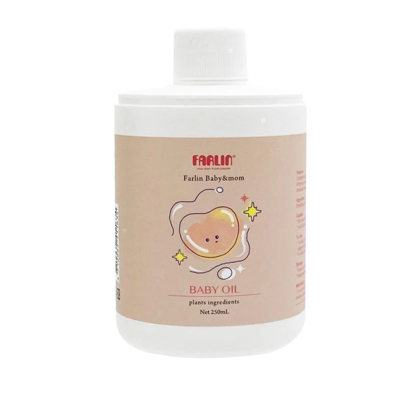 روغن بدن کودک فارلین مدل baby&mom حجم 250 میلی لیتر