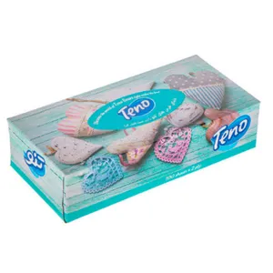 دستمال کاغذی 100 برگ تنو مدل a59 بسته 6 عددی